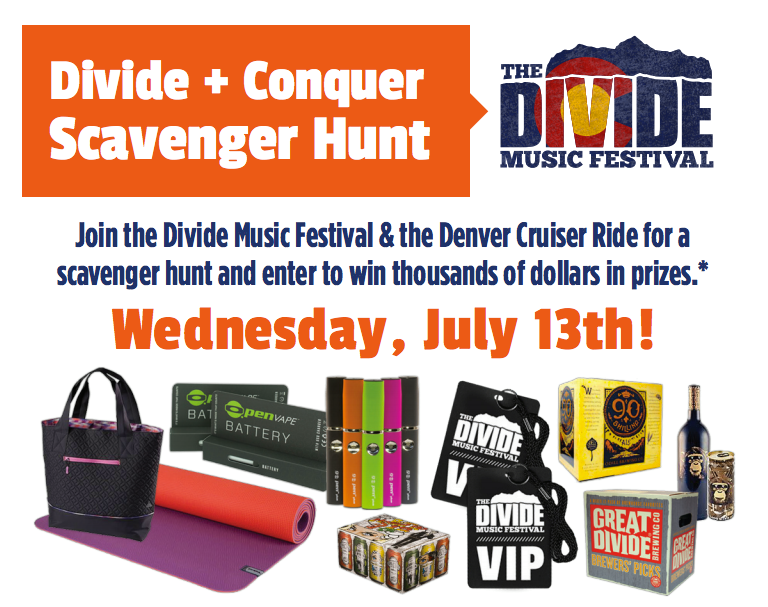Divide Festival/Denver Cruisers Scavenger Hunt
