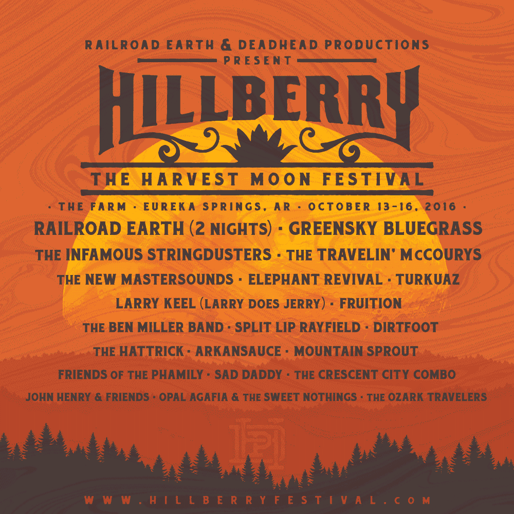 Hillberry: The Harvest Moon Fest. Schedule