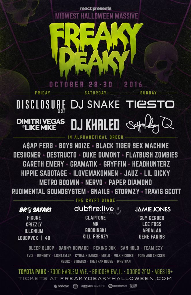 Freaky Deaky Releases 2016 Lineup