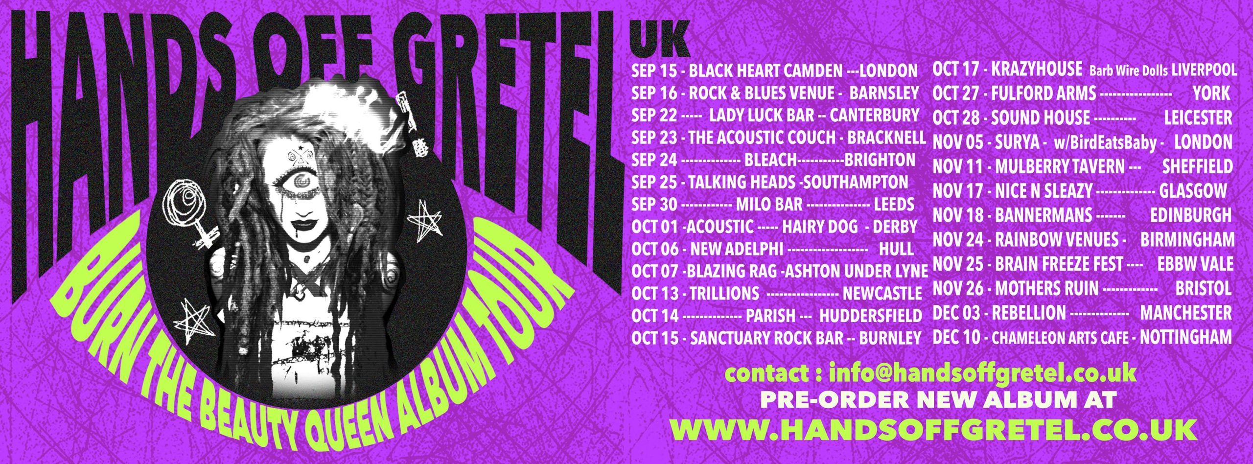 Hands Off Gretel |  Burn the Beauty Queen