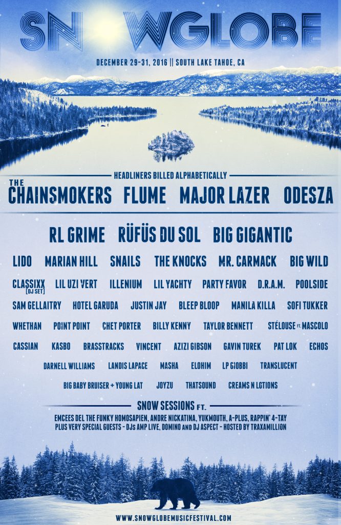 SnowGlobe Music Festival Announces 2016 Lineup