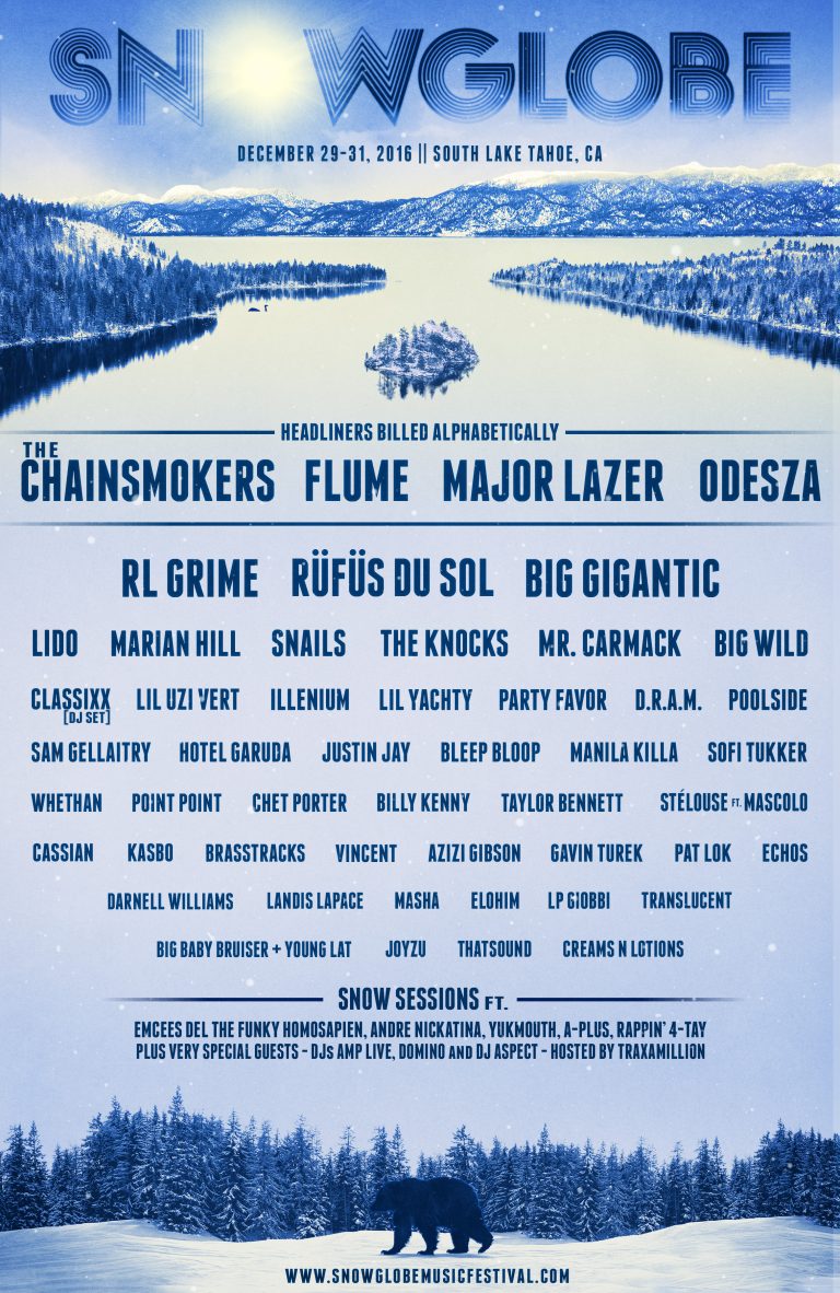SnowGlobe Music Festival Announces 2016 Lineup