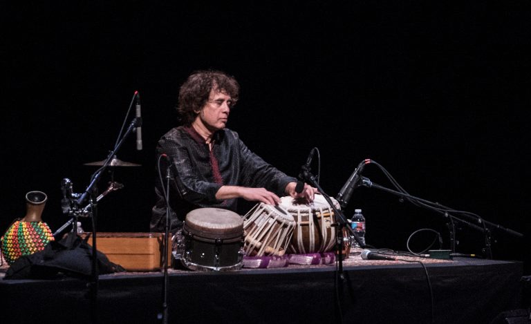 Zakir Hussain with Mickey Hart & Niladri Kumar