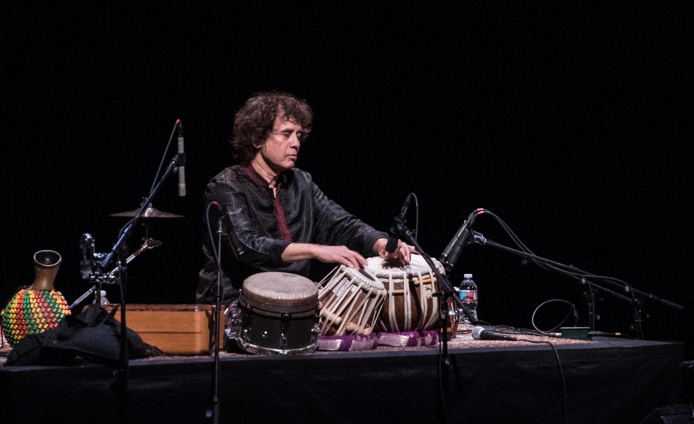 Zakir Hussain with Mickey Hart & Niladri Kumar