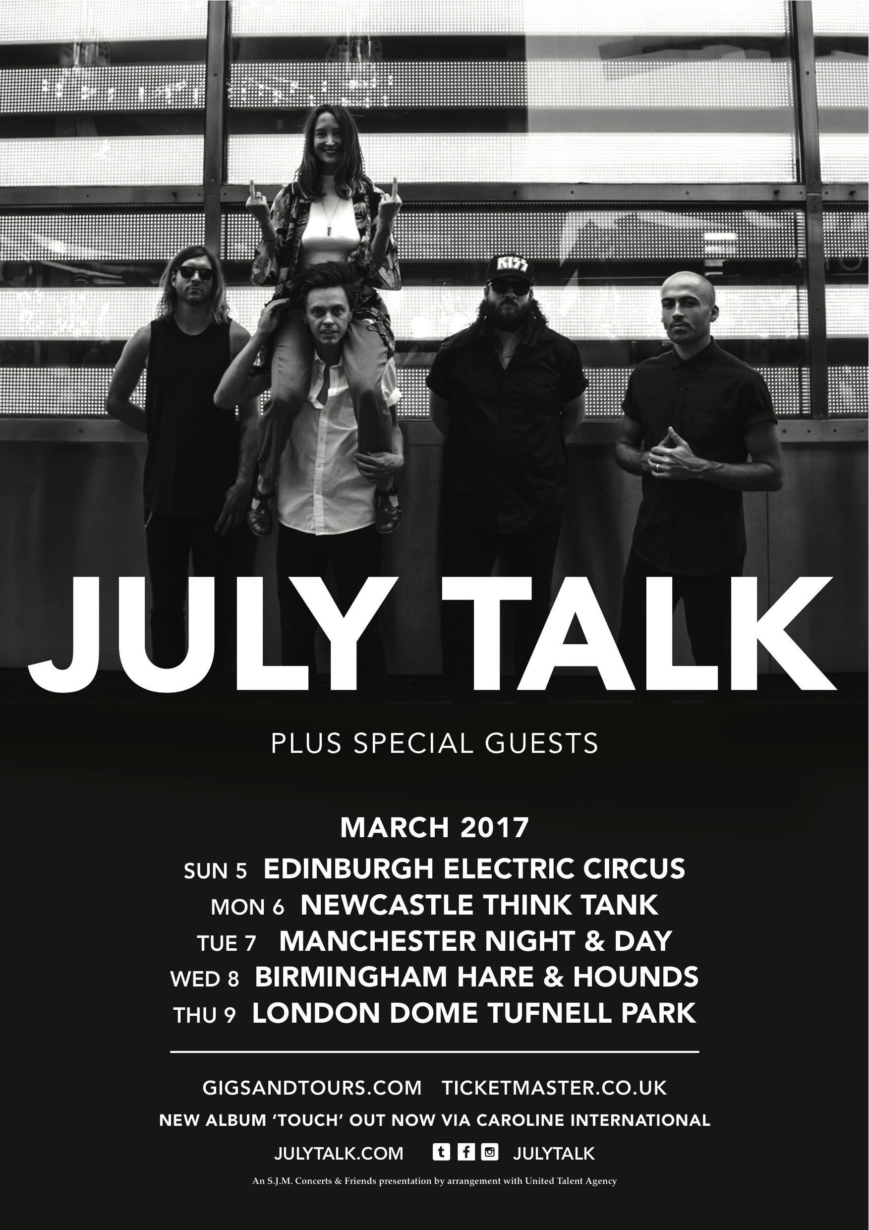 July Talk announce March 2017 UK tour