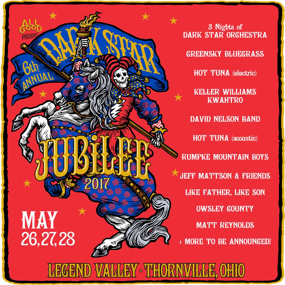 Dark Star Jubilee Initial Lineup Announced