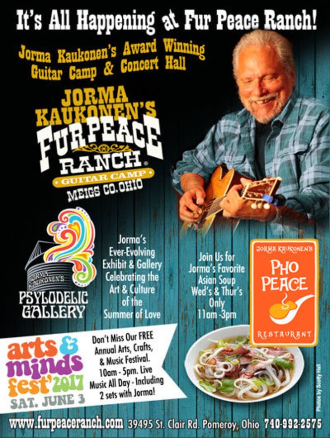 Jorma Kaukonen's Fur Peace Reach 2017