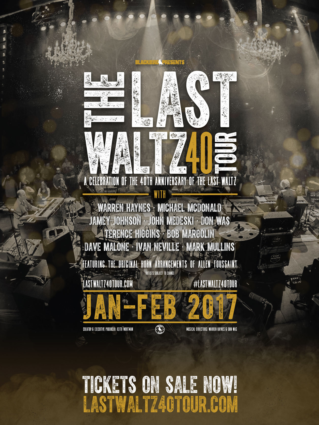 Additional Artists for Last Waltz 40 Tour