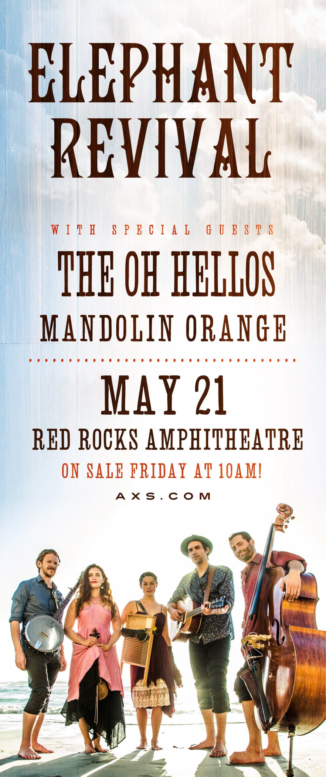 Elephant Revival to Headline Red Rocks