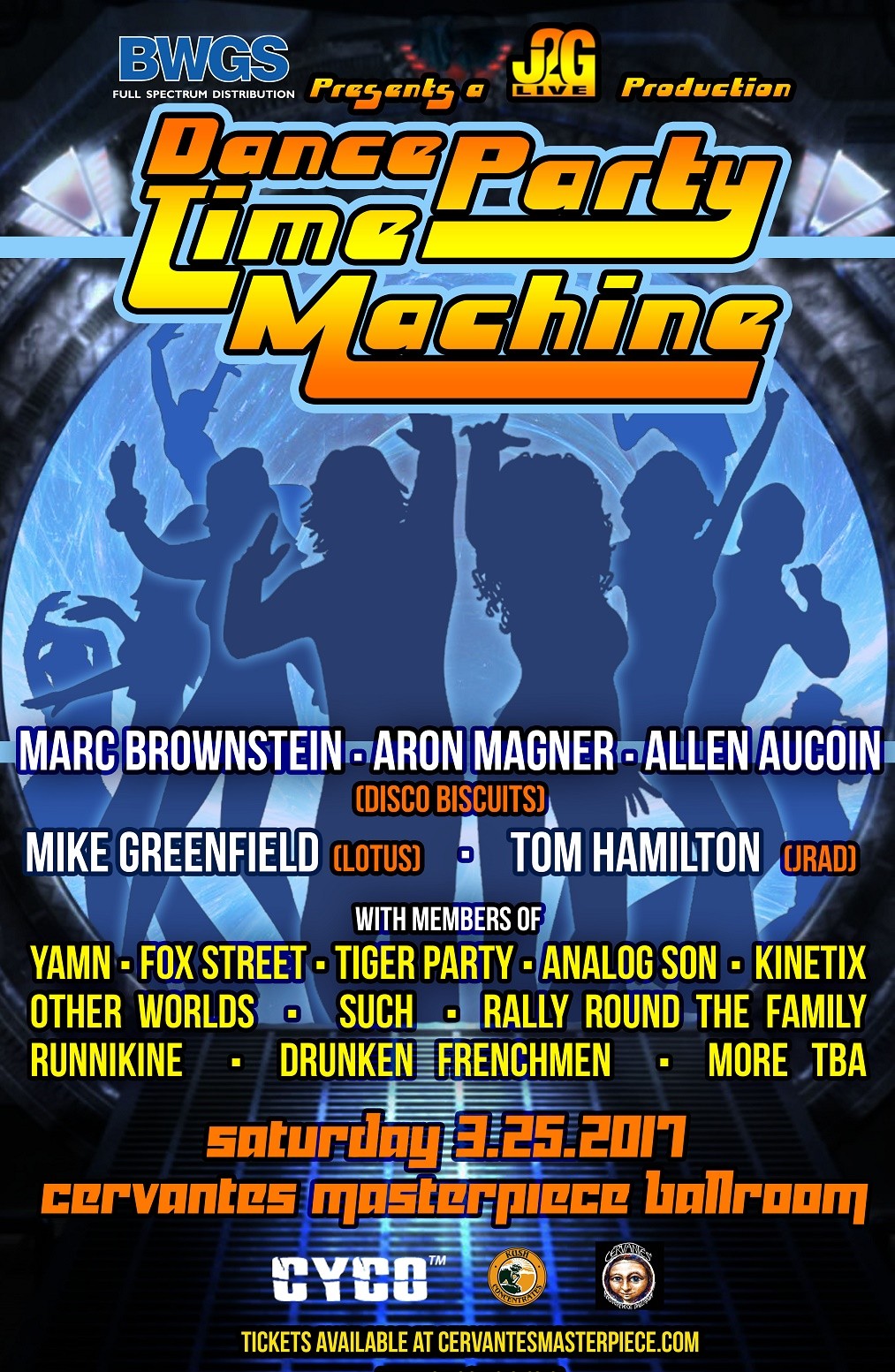 J2G Live's Dance Party Time Machine 2017