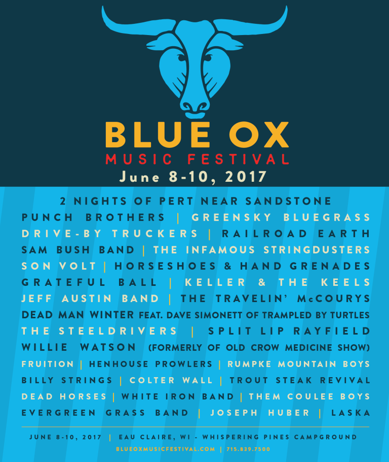Blue Ox Music Festival 2017 Lineup
