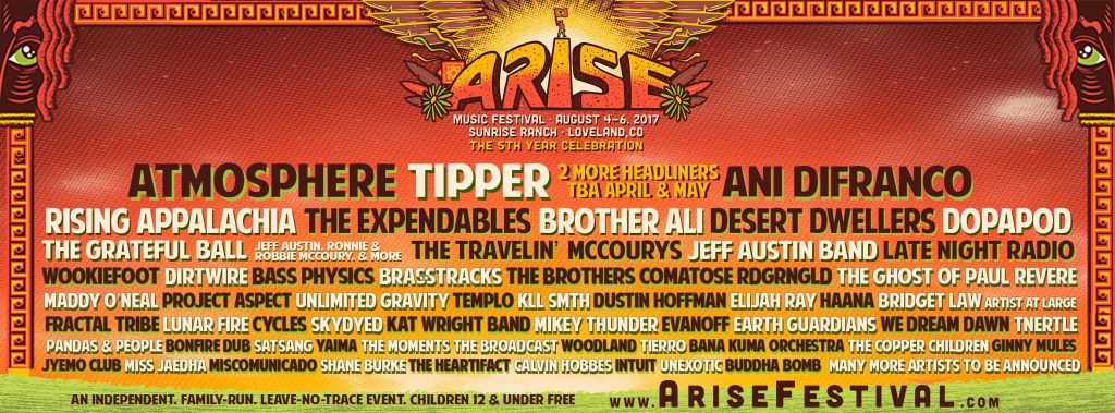 ARISE Festival Announces 2017 Lineup