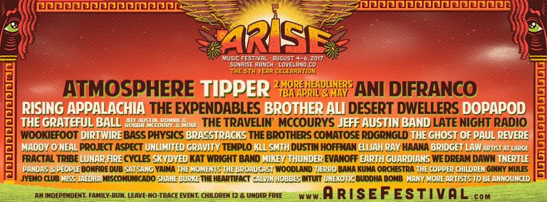 ARISE Festival Announces 2017 Lineup