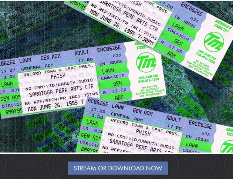 Phish to release Saratoga Springs, 6/26/95