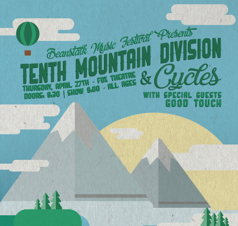 Just Announced: Tenth Mountain Division & Cylces @ The Fox