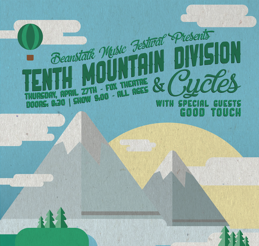 Just Announced: Tenth Mountain Division & Cylces @ The Fox