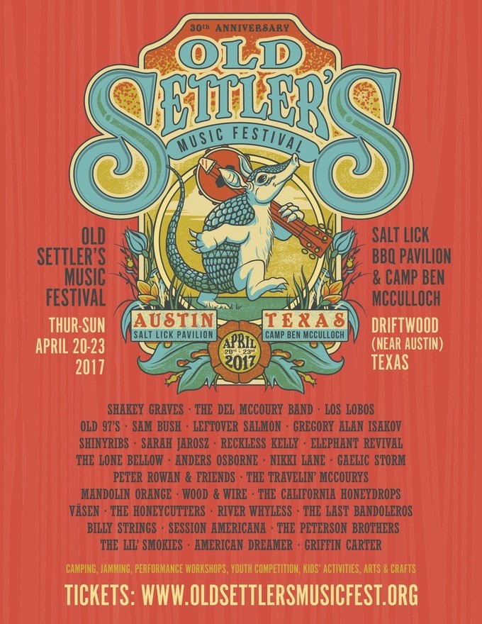 Old Settler's Music Festival Announce Schedule