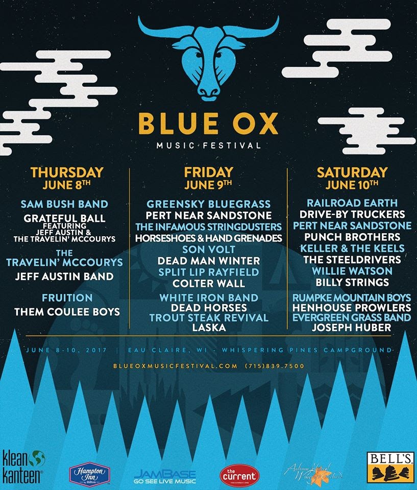 Blue Ox Music Festival, June 8-10, 2017