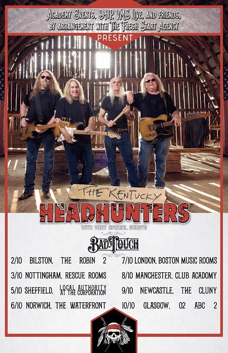 Kentucky Headhunters headed over pond