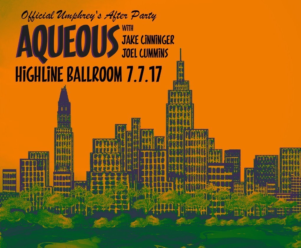 Aqueous announce after-party with members of Umphrey's