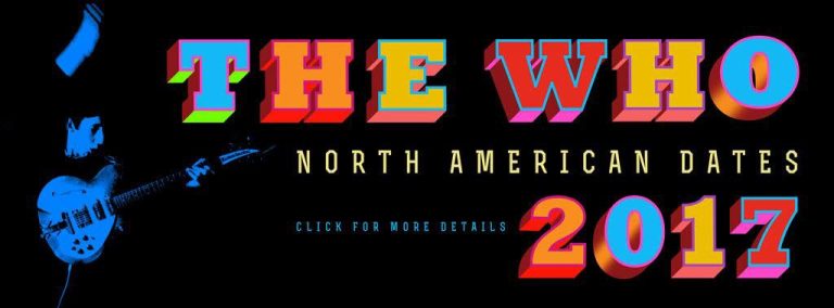 The Who North America Tour 2017