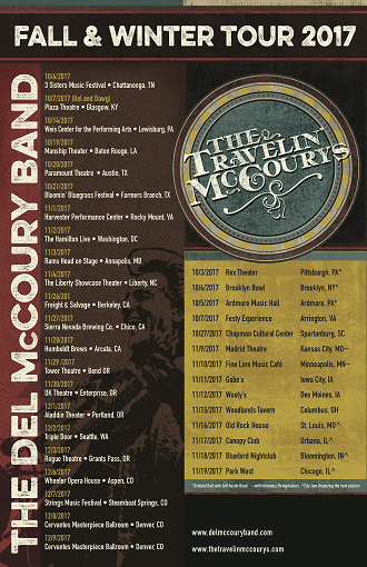 The McCourys Announce 2017 Fall and Winter Tour