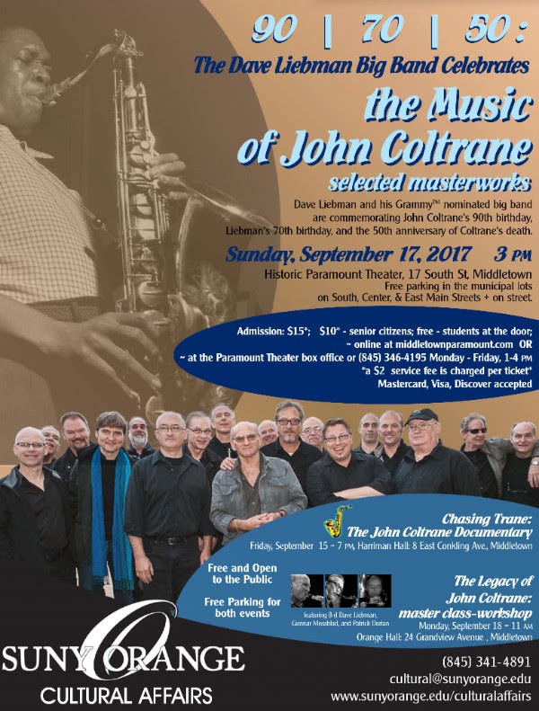Dave Liebman Big Band Celebrates the Music of John Coltrane