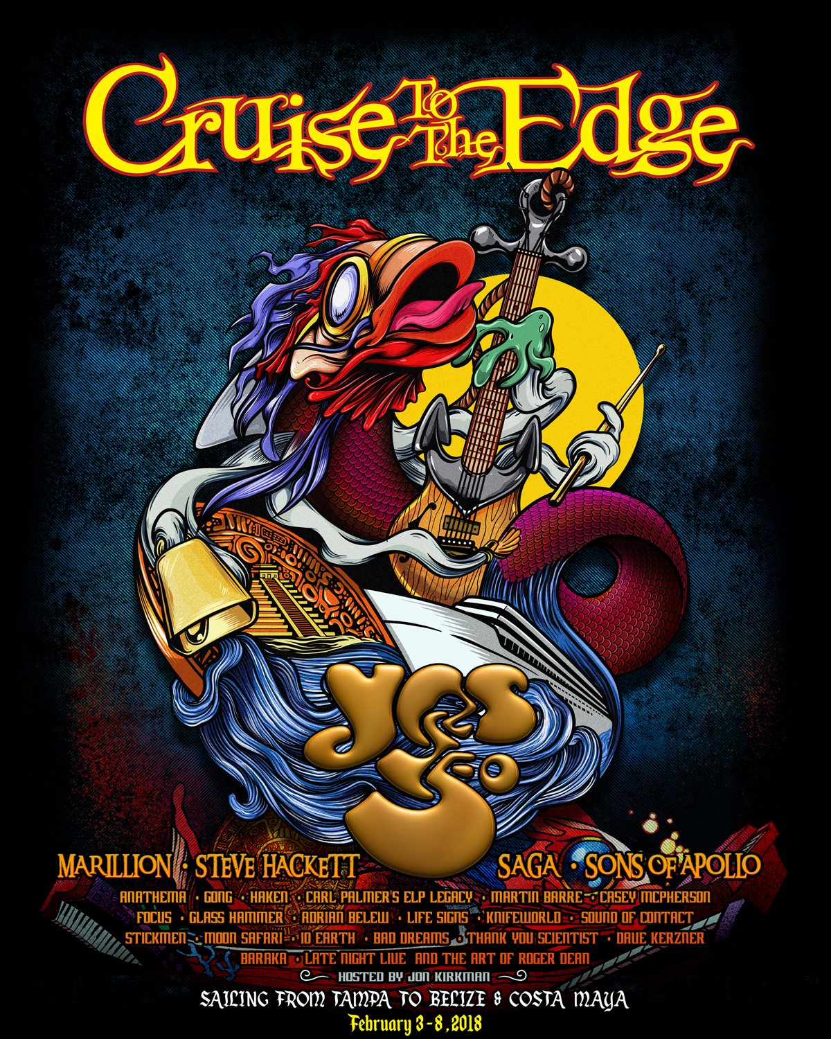 YES' Cruise To The Edge 2018