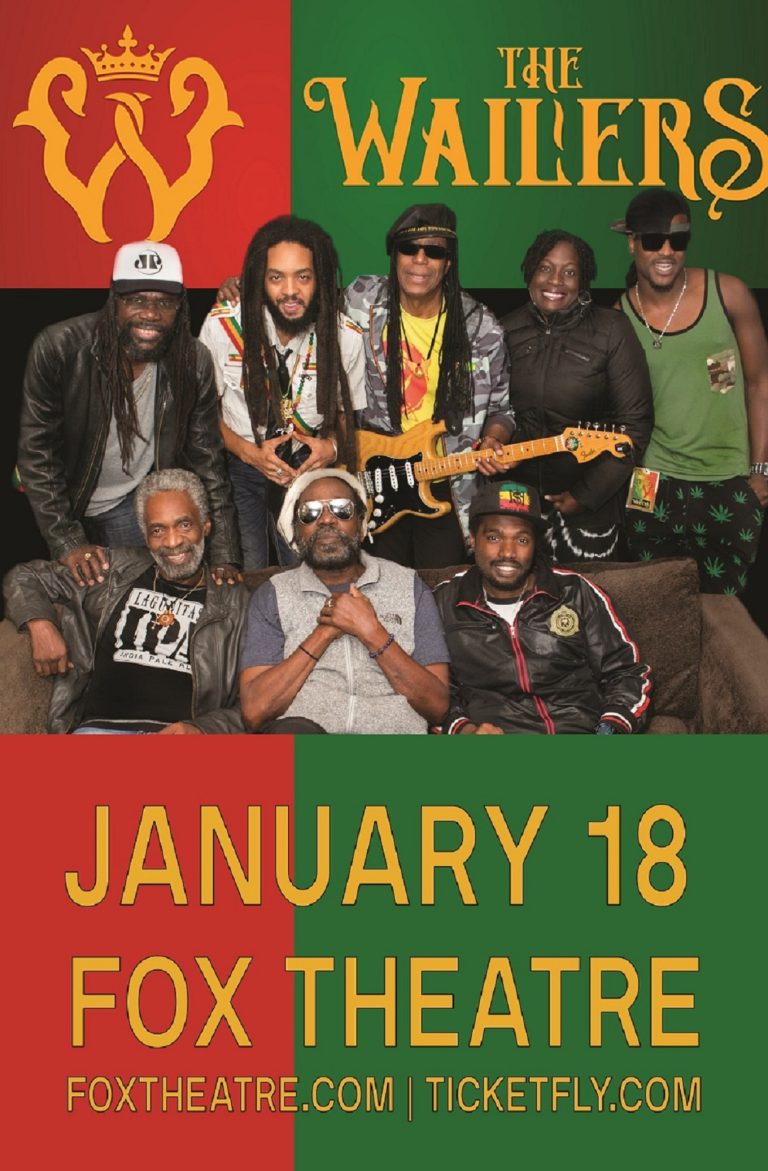 Just Announced: The Wailers @ The Fox Theatre | 1/18/18