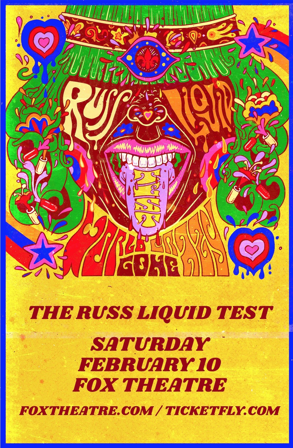 Just Announced: The Russ Liquid Test @ Fox Theatre | 2/10/18
