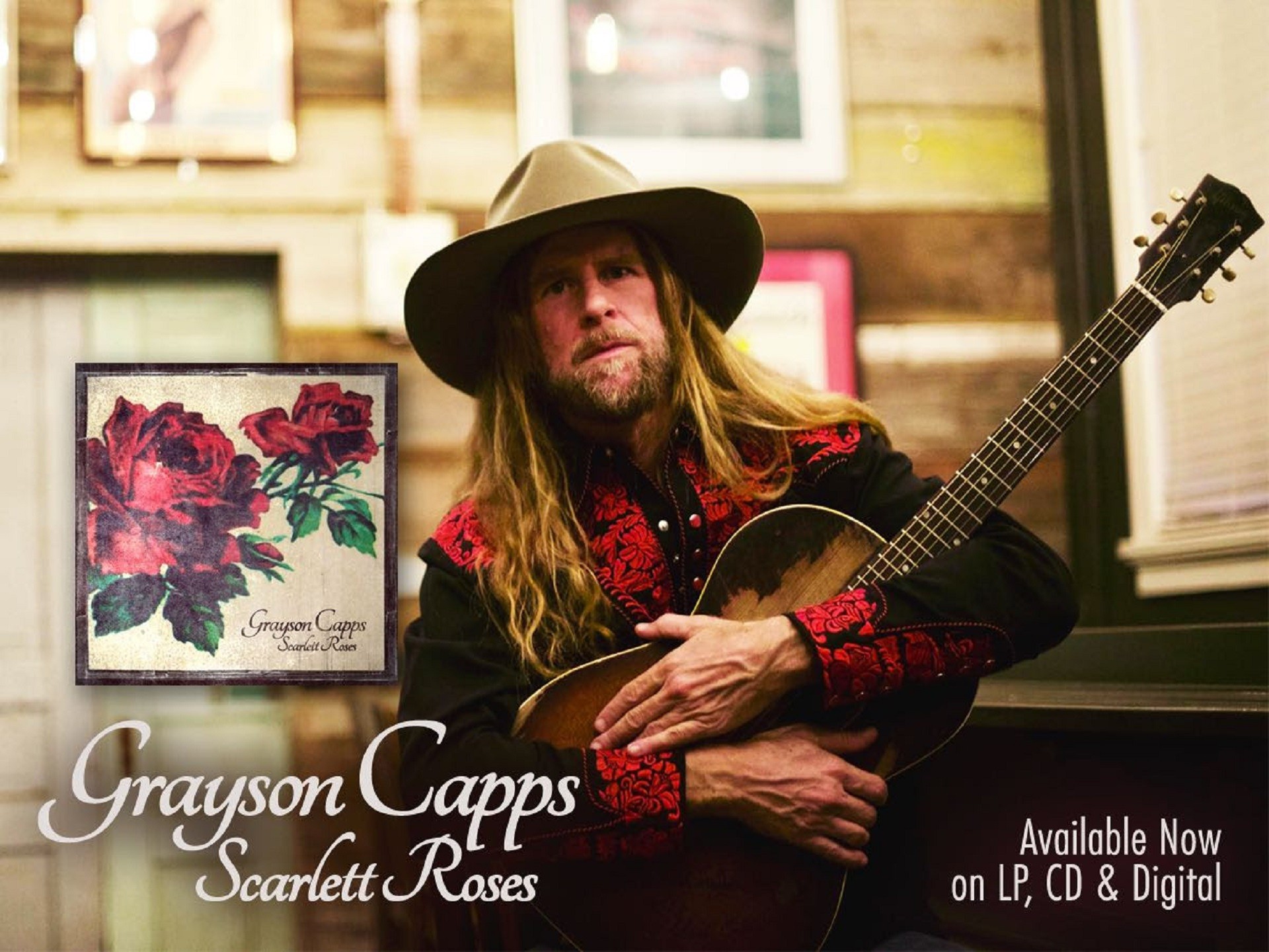 Grayson Capps 'Scarlett Roses' Out Tomorrow