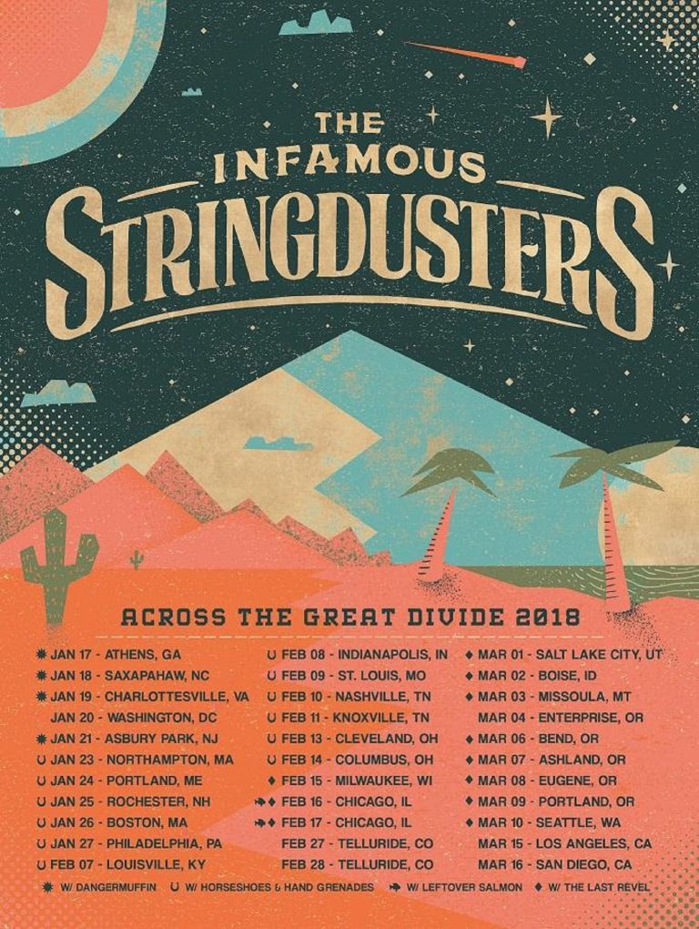 Infamous Stringdusters On Billboard Bluegrass Chart, Announce 2018 Dates