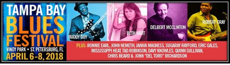 Tampa Bay Blues Festival 2018 Announces Lineup
