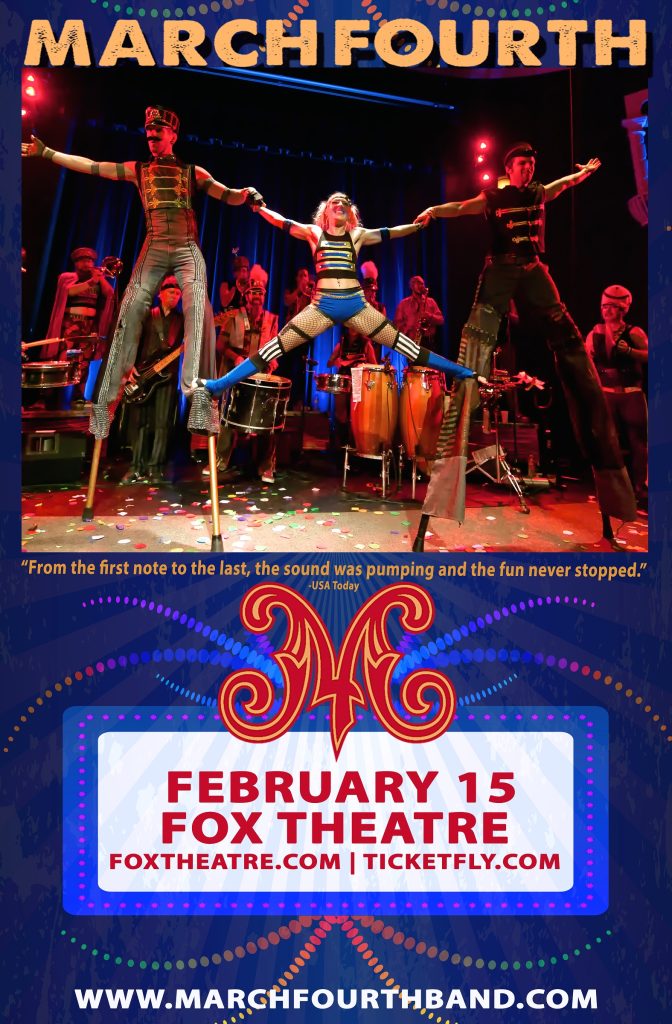 Just Announced: MarchFourth @ The Fox | 2/15/18