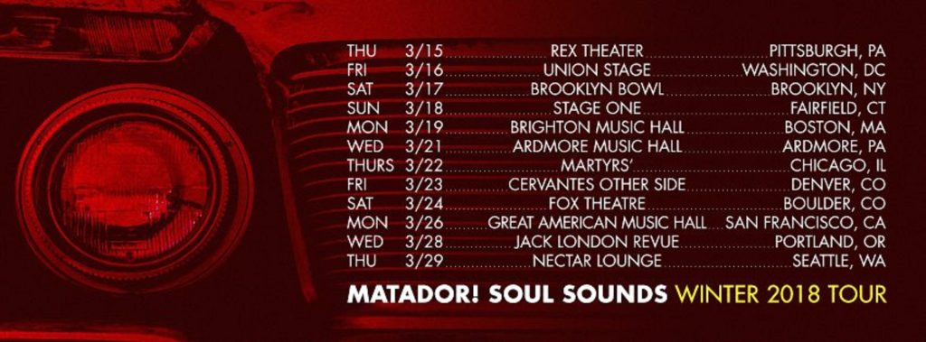 MATADOR! SOUL SOUNDS ANNOUNCE DEBUT ALBUM + TOUR