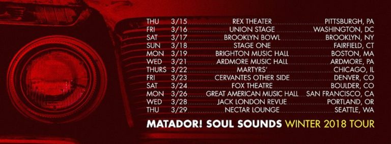 MATADOR! SOUL SOUNDS ANNOUNCE DEBUT ALBUM + TOUR