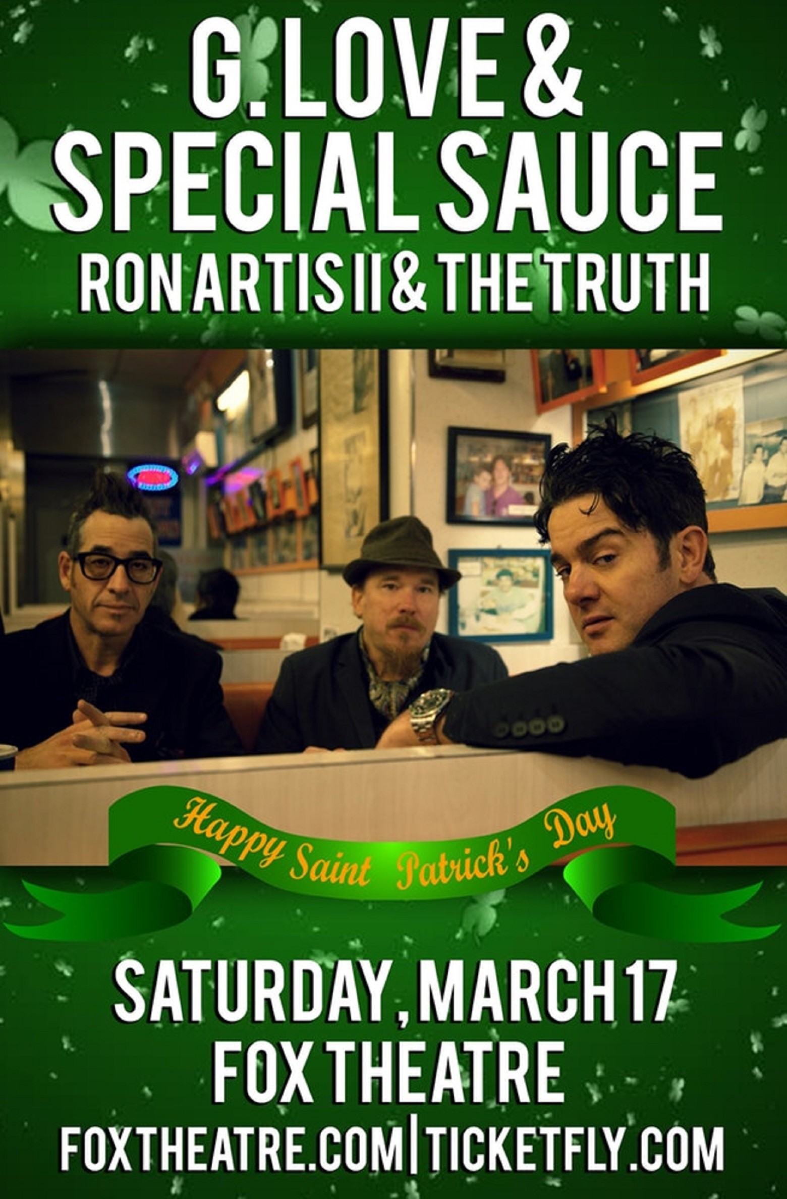 Just Announced:  G. Love @ The Fox Theatre | 3/17/18