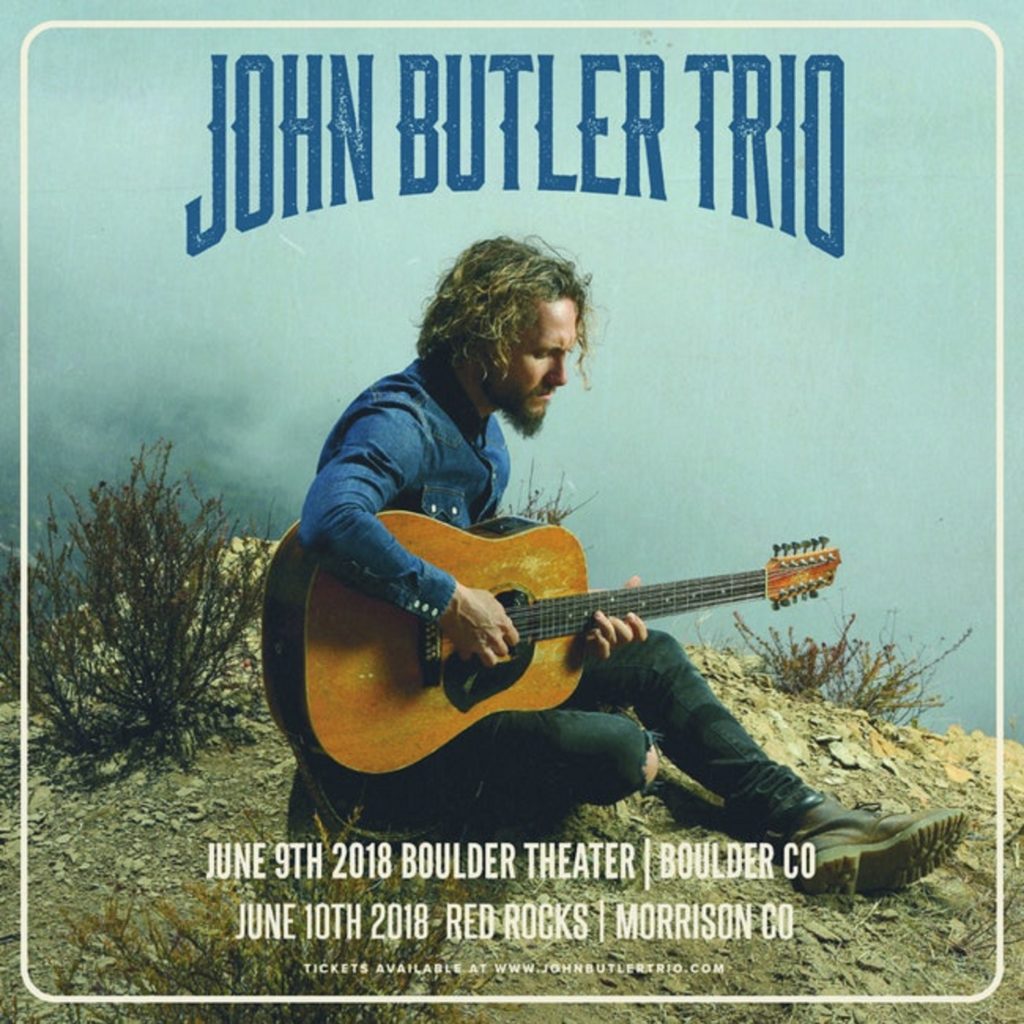 Just Announced: John Butler Trio @ Boulder Theater | 6/9/18