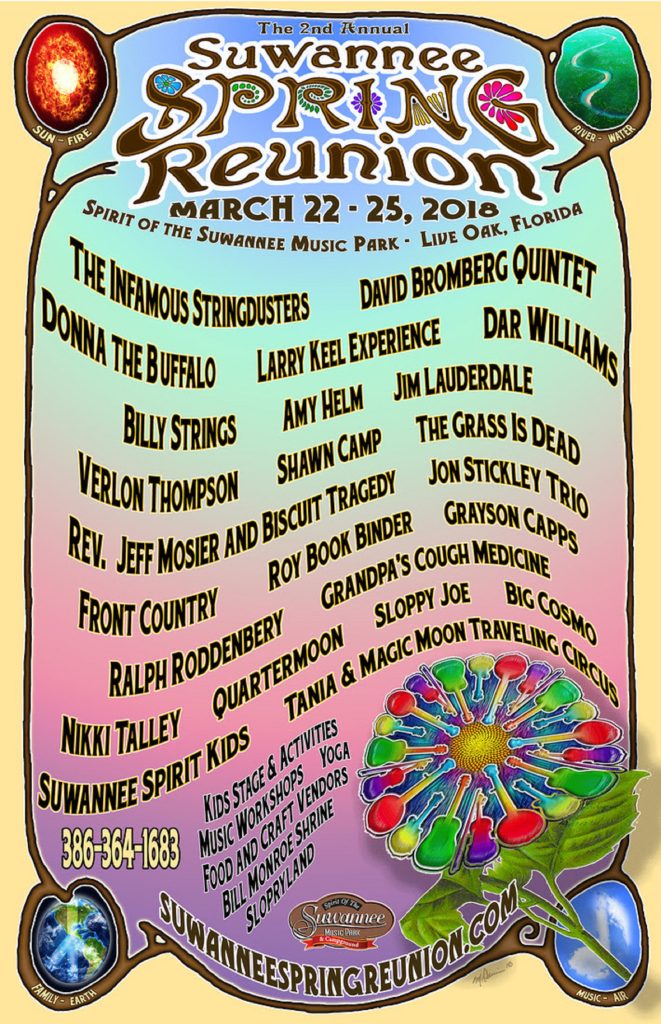 Suwannee Spring Reunion 2018 Lineup