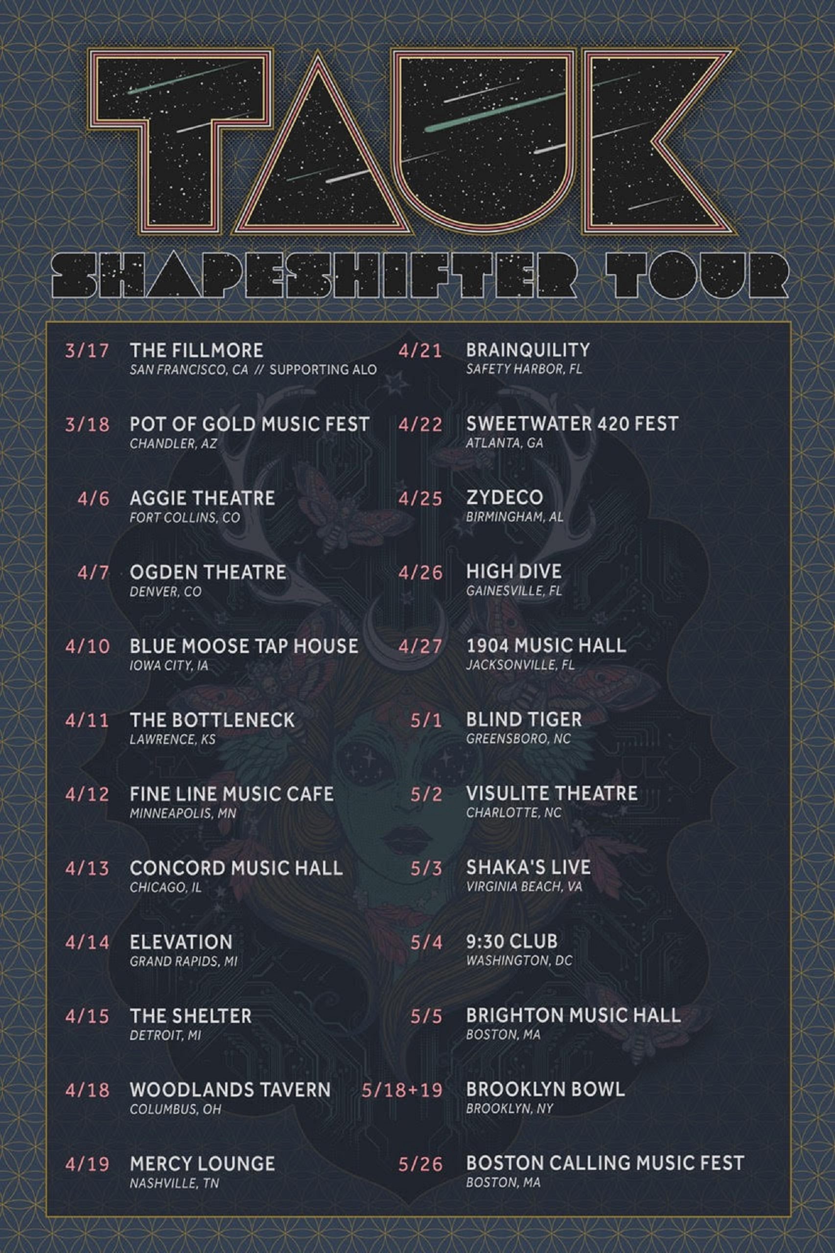 TAUK Announces The Shapeshifter Tour