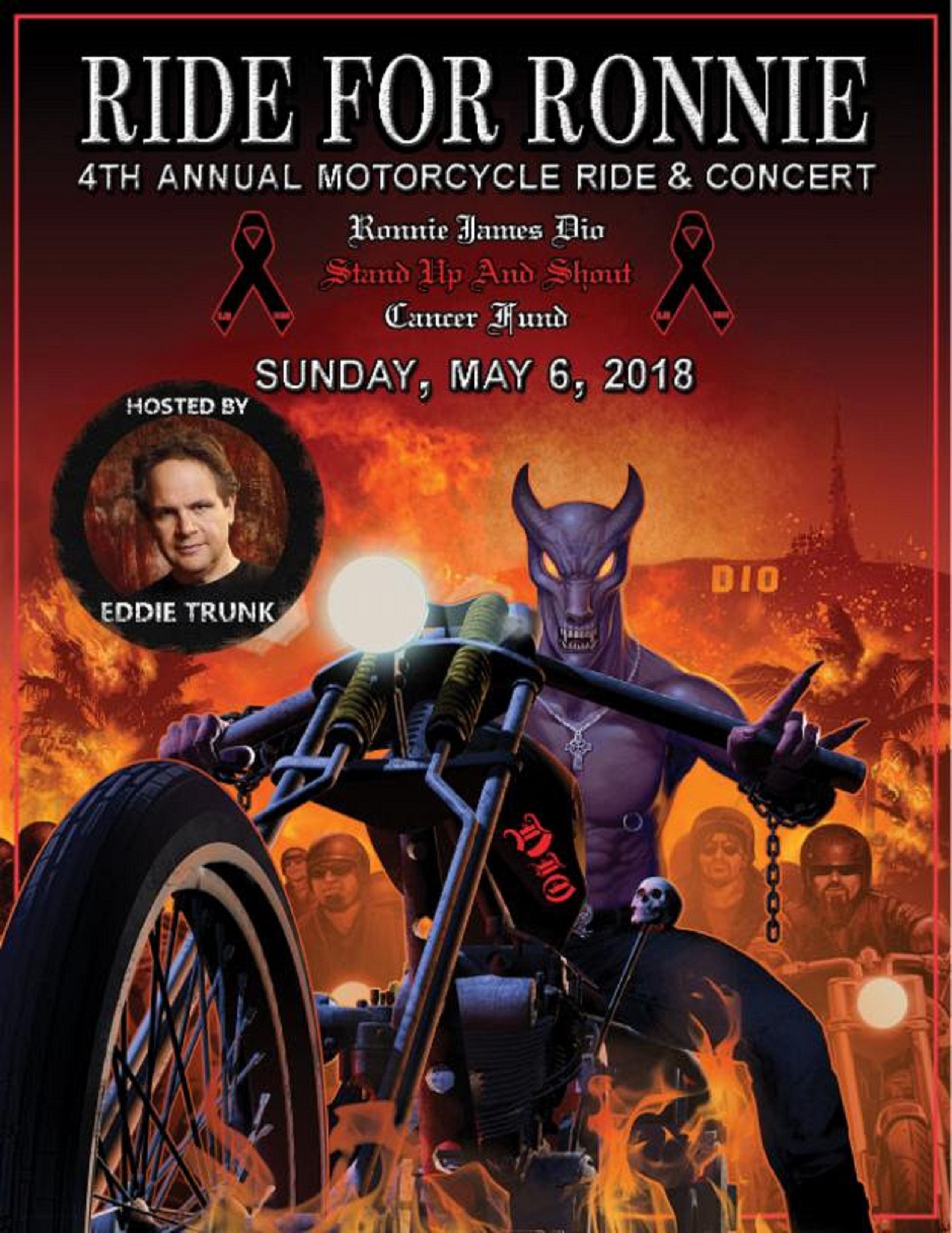 The 4th Annual RIDE FOR RONNIE Motorcycle Ride & Concert