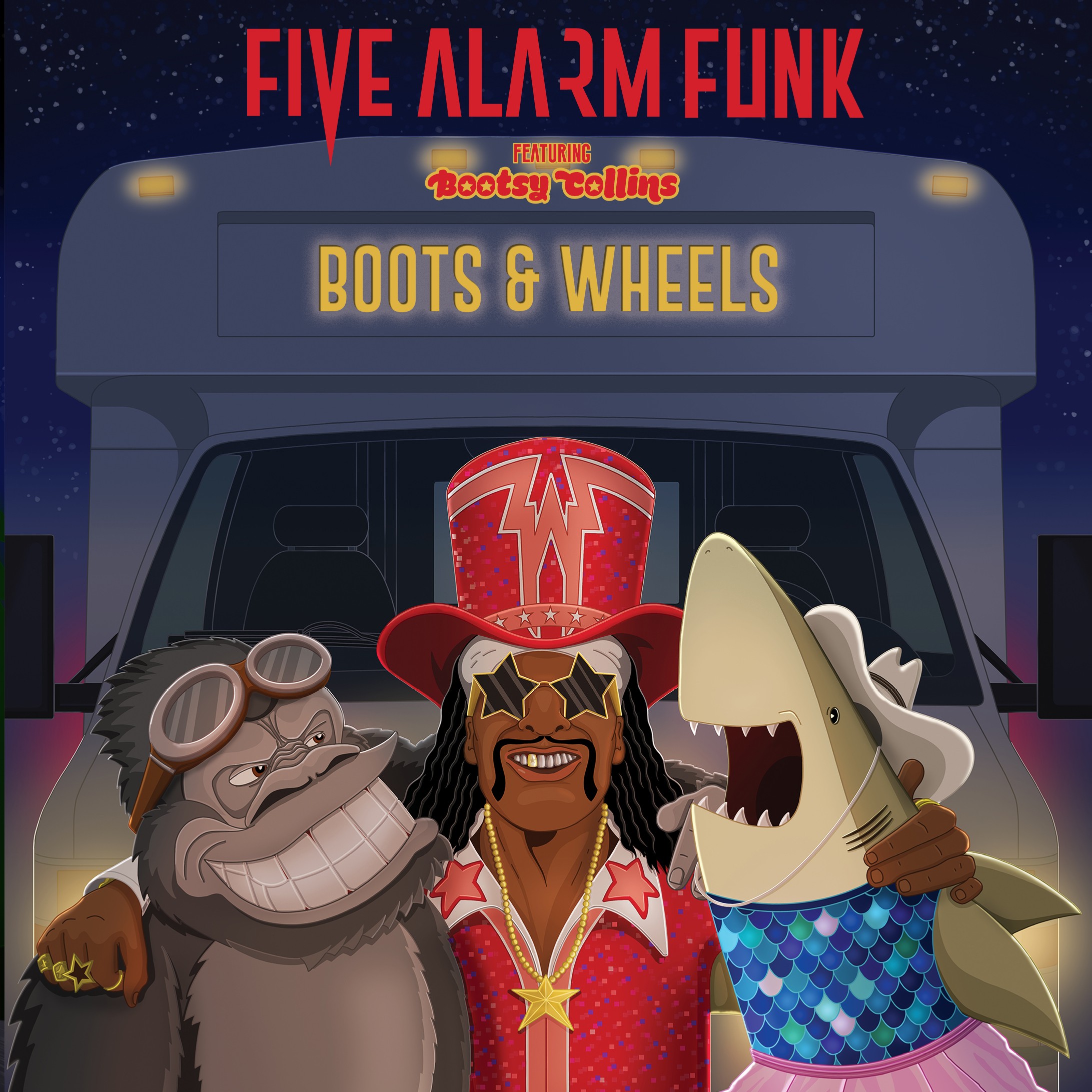GW Premiere: Five Alarm Funk's "Wheels On The Bus"