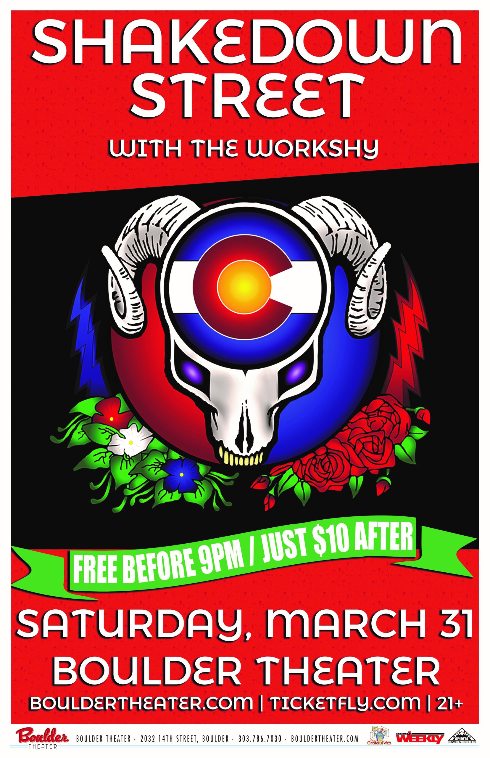 Just Announced: Shakedown Street @ Boulder Theater | 3/31/18