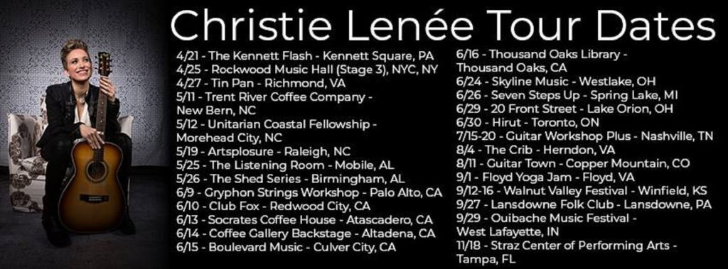 Christie Lenée CURRENTLY ON 29-DATE NATIONAL TOUR
