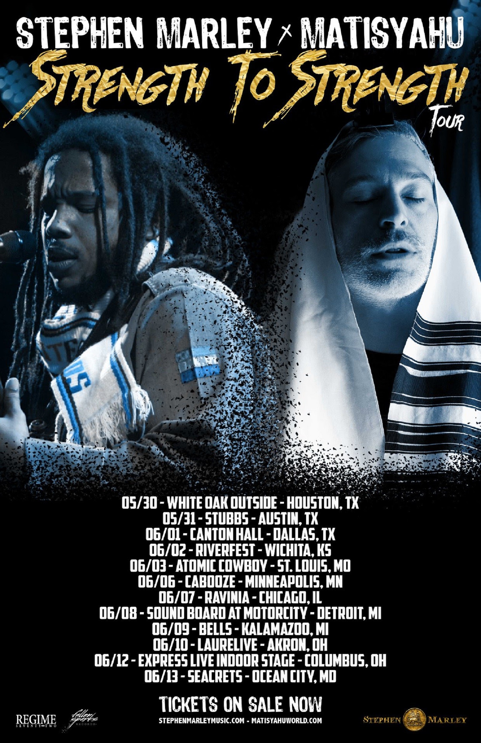 Matisyahu and Stephen Marley Join Forces For Strength to Strength Tour!