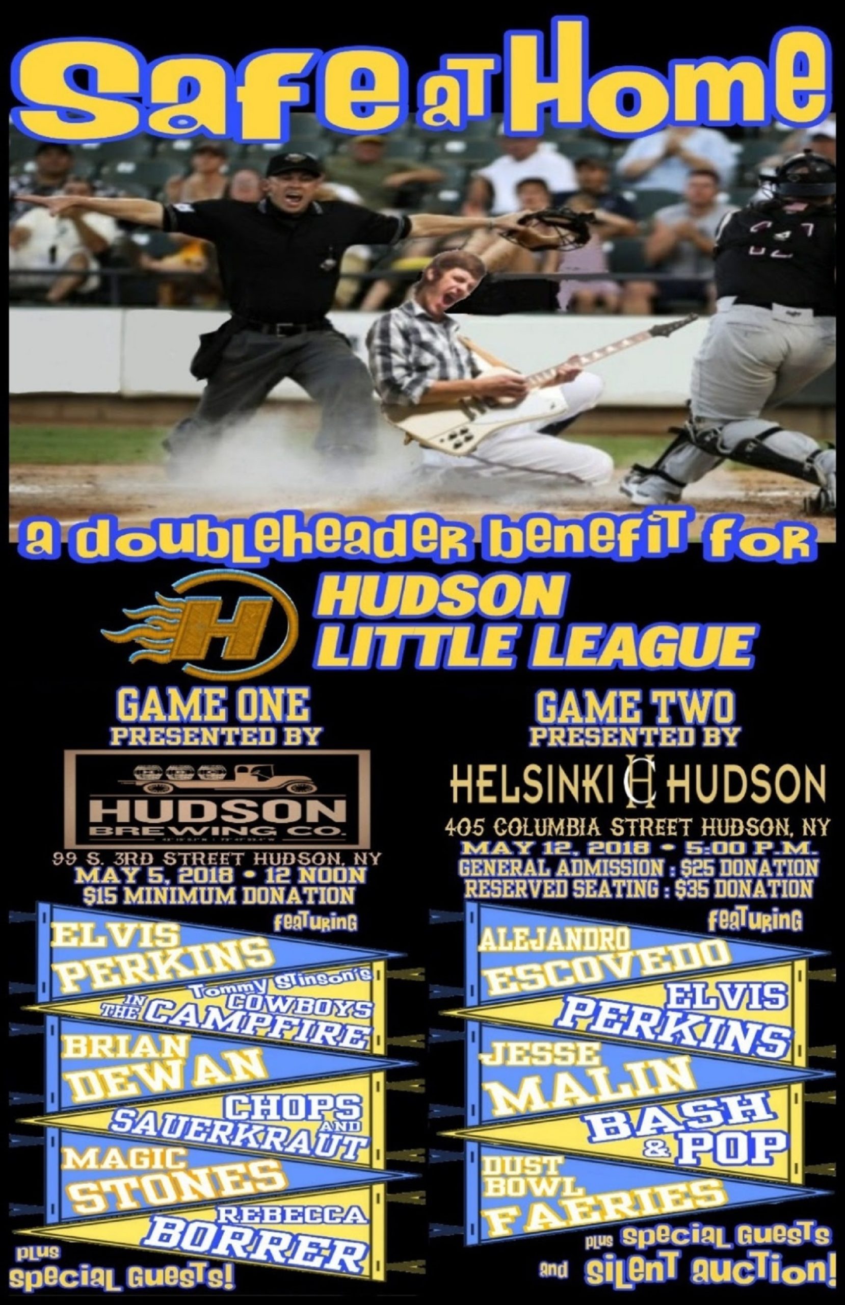 Tommy Stinson Announces Safe At Home–A Benefit For Hudson Little League