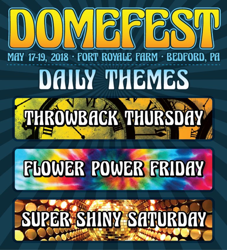 Domefest late nights & themes announced this week