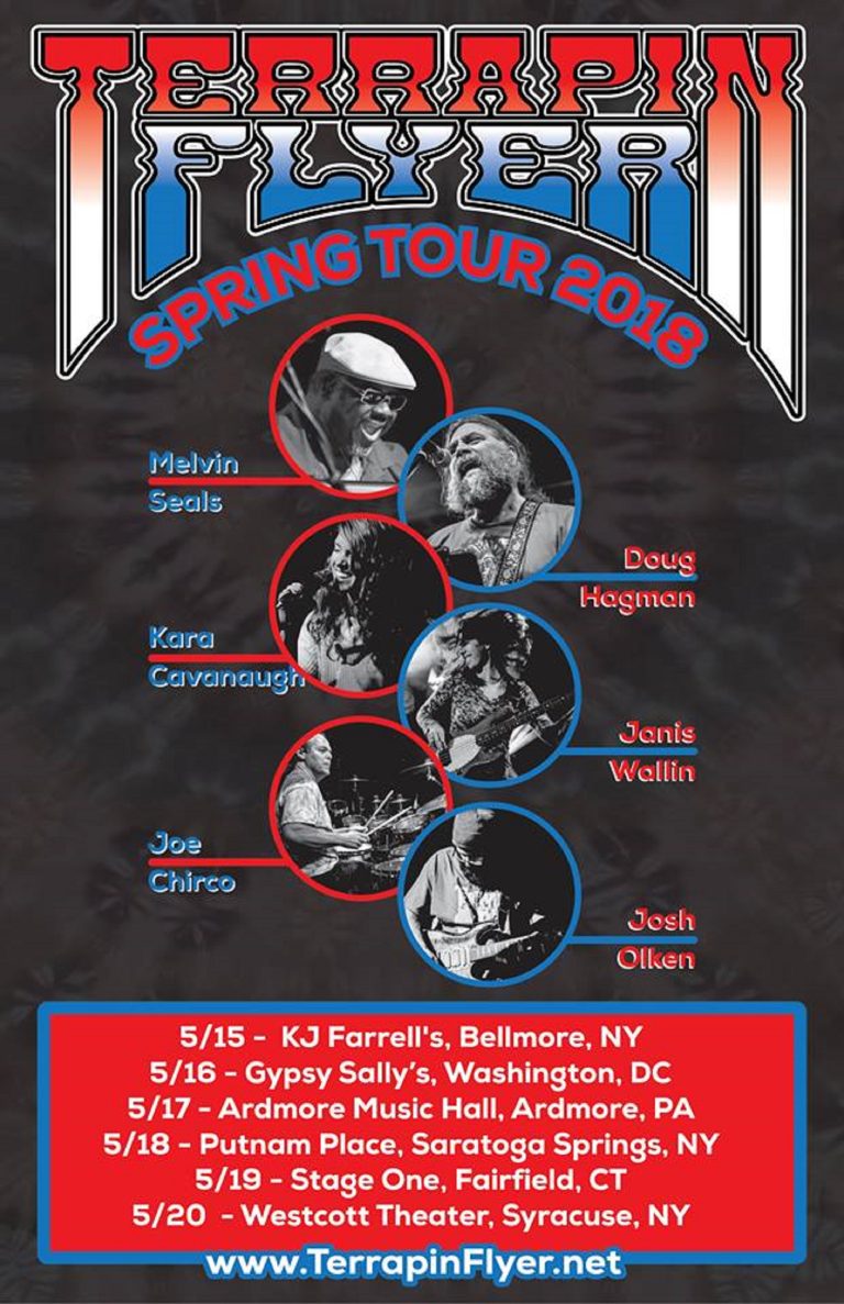 Terrapin Flyer 2018 Spring Tour Dates with Melvin Seals!