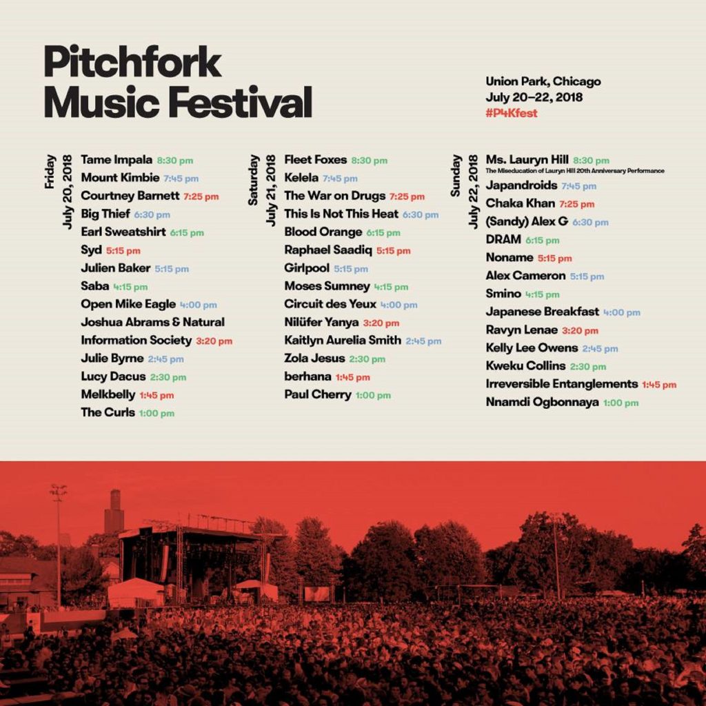 Pitchfork Music Festival 2018 | Preview