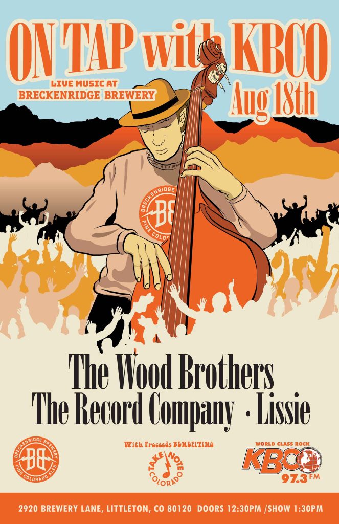 Breckenridge Brewery "On Tap with KBCO" to feature Wood Brothers and Record Company